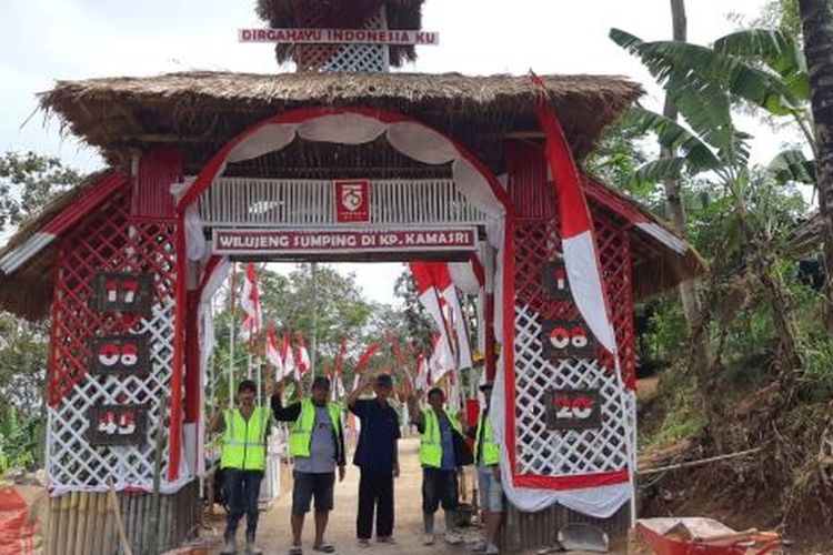 Semarak HUT RI Ke 75 di kampung Kamasri